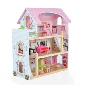 Moni Toys - Дървена къща за кукли Mila