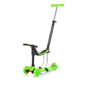 Chipolino Детска тротинетка Multi plus 3 в 1 зелена