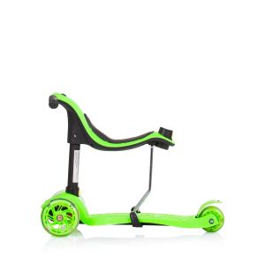 Chipolino Детска тротинетка Multi plus 3 в 1 зелена