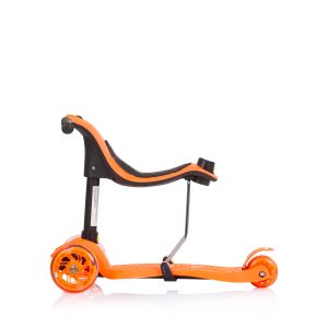 Chipolino Детска тротинетка Multi plus 3 в 1 оранж