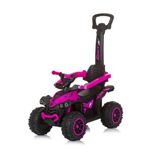  Chipolino кола за яздене с дръжка "ATV" розова
