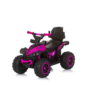  Chipolino кола за яздене с дръжка "ATV" розова