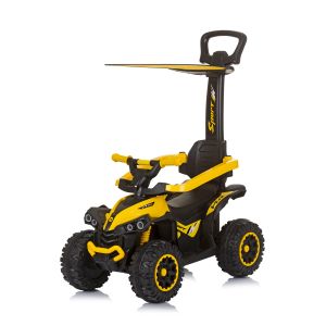  Chipolino кола за яздене с дръжка "ATV" жълта