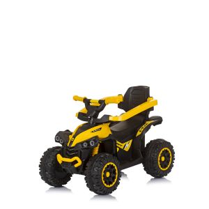  Chipolino кола за яздене с дръжка "ATV" жълта