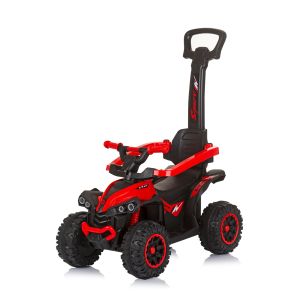  Chipolino кола за яздене с дръжка "ATV" червена