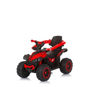  Chipolino кола за яздене с дръжка "ATV" червена
