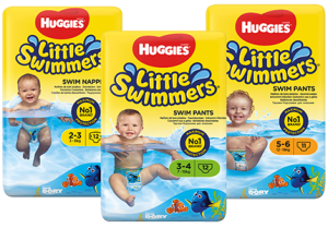 Huggies® Little Swimmers еднократни памперс бански за плуване 