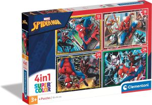  Clementoni Пъзел 4 в 1 Spiderman