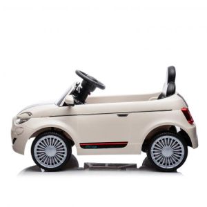 Chipolino Акумулаторна кола Fiat 500 бяла