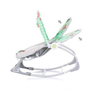 CHIPOLINO Музикален шезлонг Baby SPA green