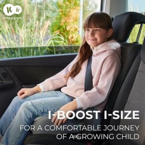 KinderKraft I-BOOST бустерна седалка за кола розова