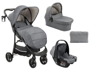 Kikka Boo Комбинирана количка 3в1 Selina Light Grey 2024