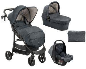 Kikka Boo Комбинирана количка 3в1 Selina  Dark Grey 2024