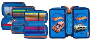Undercover Scooli - Несесер с 3 ципа и аксесоари Hot Wheels