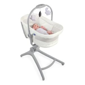 Chicco - Baby Hug Air 4в1 кошче, шезлонг и стол WHITE SNOW