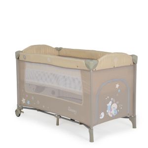 Мони - Детска сгъваема кошара Sleepy Beige