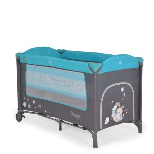 Мони - Детска сгъваема кошара Sleepy Turquoise