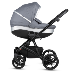 BUBA  ZAZA2 2в1 бебешка количка 021 Dark Grey