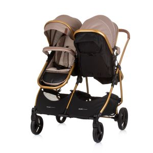 Chipolino Количка за близнаци Duo Smart беж