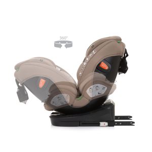 Chipolino  Стол за кола Воларе  i-SIZE 360 / 40-150 см /Беж