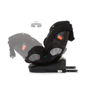 Chipolino  Стол за кола Воларе  i-SIZE 360 / 40-150 см /Обсидиан