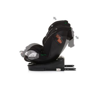 Chipolino  Стол за кола Воларе  i-SIZE 360 / 40-150 см /Обсидиан