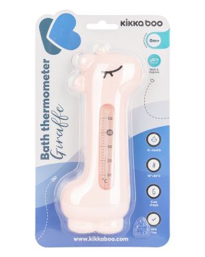 Kikka Boo Термометър за вода Giraffe Pink