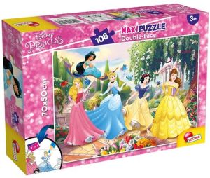 Детски Maxi пъзел 2в1 Принцеси Disney Princess Lisciani 108 части