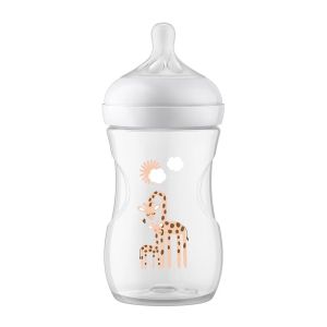 Philips AVENT - Шише на хранене Natural Response 260 мл. Жирафи