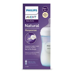 Philips AVENT - Шише на хранене Natural Response 260 мл.синьо