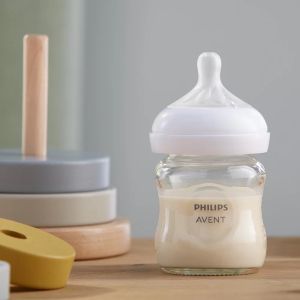 Philips AVENT - Стъклено шише на хранене Natural Response 120мл.