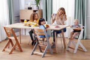 Kinder Kraft  Столче за хранене ENOCK сиво