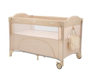 Kikka Boo - Бебешка кошара 2 нива Milky Way Beige