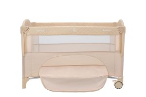 Kikka Boo - Бебешка кошара 2 нива Milky Way Beige