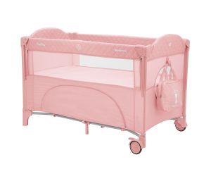 Kikka Boo - Бебешка кошара 2 нива Milky Way Pink