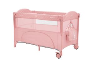 Kikka Boo - Бебешка кошара 2 нива Milky Way Pink