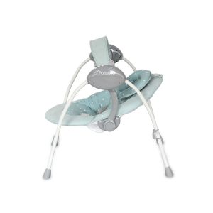 Lorelli Електрическа бебешка люлка Portofino green stars