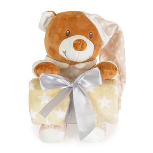 Одеяло 90/75 cm с играчка Addie Bear