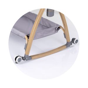 Chipolino Бебешка мини кошара Charisma сива