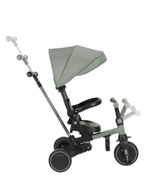 Kikka Boo - Детска триколка 8 в1  Aluma Green