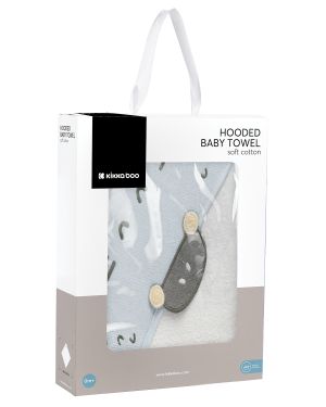 Kikka Boo - Бебешка хавлия за баня Stripy Friends