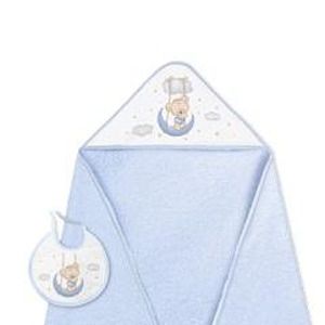 Interbaby - Interbaby Комплект бебешка хавлия с лигавник Osito Luna 