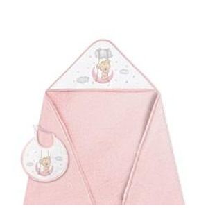 Interbaby - Interbaby Комплект бебешка хавлия с лигавник Osito Luna 