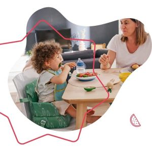 Badabulle Сгъваем преносим стол за хранене Nomad Green