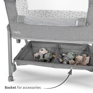 Lorelli Бебешка мини кошара Layla 2 в 1 беж