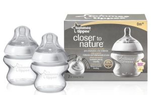 TOMMEE TIPPEE Шишета за хранене 150 ml двойна опаковка