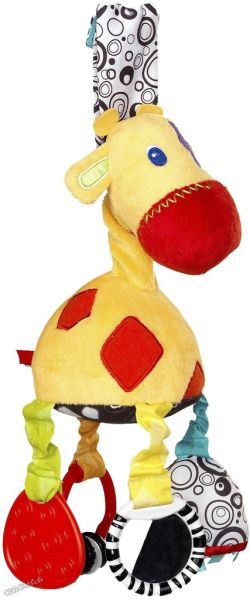 Bright Starts - Бебешка играчка за количка Start Your Senses™ Sensory Giraffe™