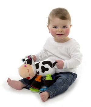Бебешка играчка Playgro Activity Friend Camilla Cow - Активен приятел крава