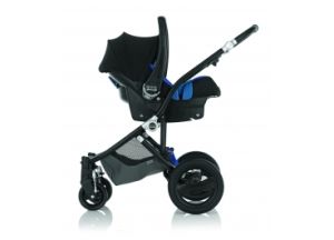 Бебешка комбинирана количка Britax Romer AFFINITY Black Thunder/Silver Chassis