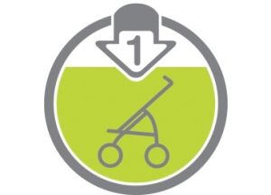 Бебешка комбинирана количка Britax Romer AFFINITY Black Thunder/Silver Chassis